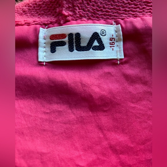 Vintage Fila Zip Up Hoodie Woman Size Small - Picture 6 of 6